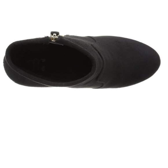 Journee Collection Link Outside Zip Stacked Heel Booties 8.5 - Picture 4 of 13